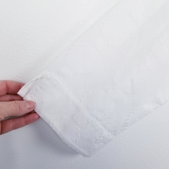 Lilly Pulitzer Amelia Sunburst Embroidered Tunic Top size Large - Picture 8 of 10